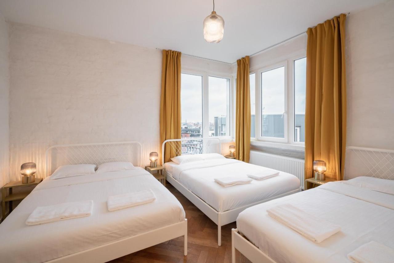 Charming And Spacious Antwerp City Center Apartments מראה חיצוני תמונה