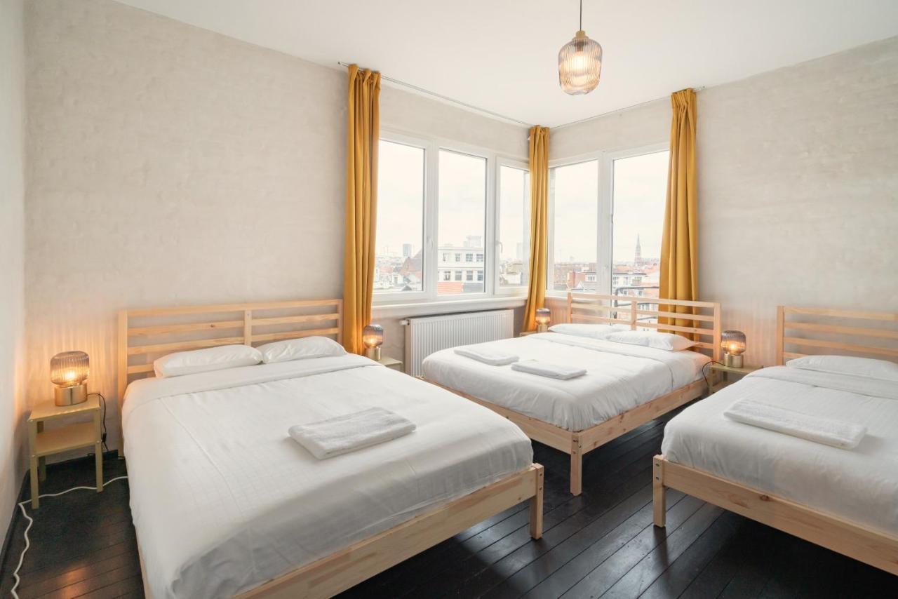 Charming And Spacious Antwerp City Center Apartments מראה חיצוני תמונה